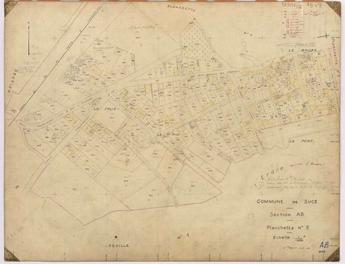 Sucé-sur-Erdre - Section AB Planchette n°5