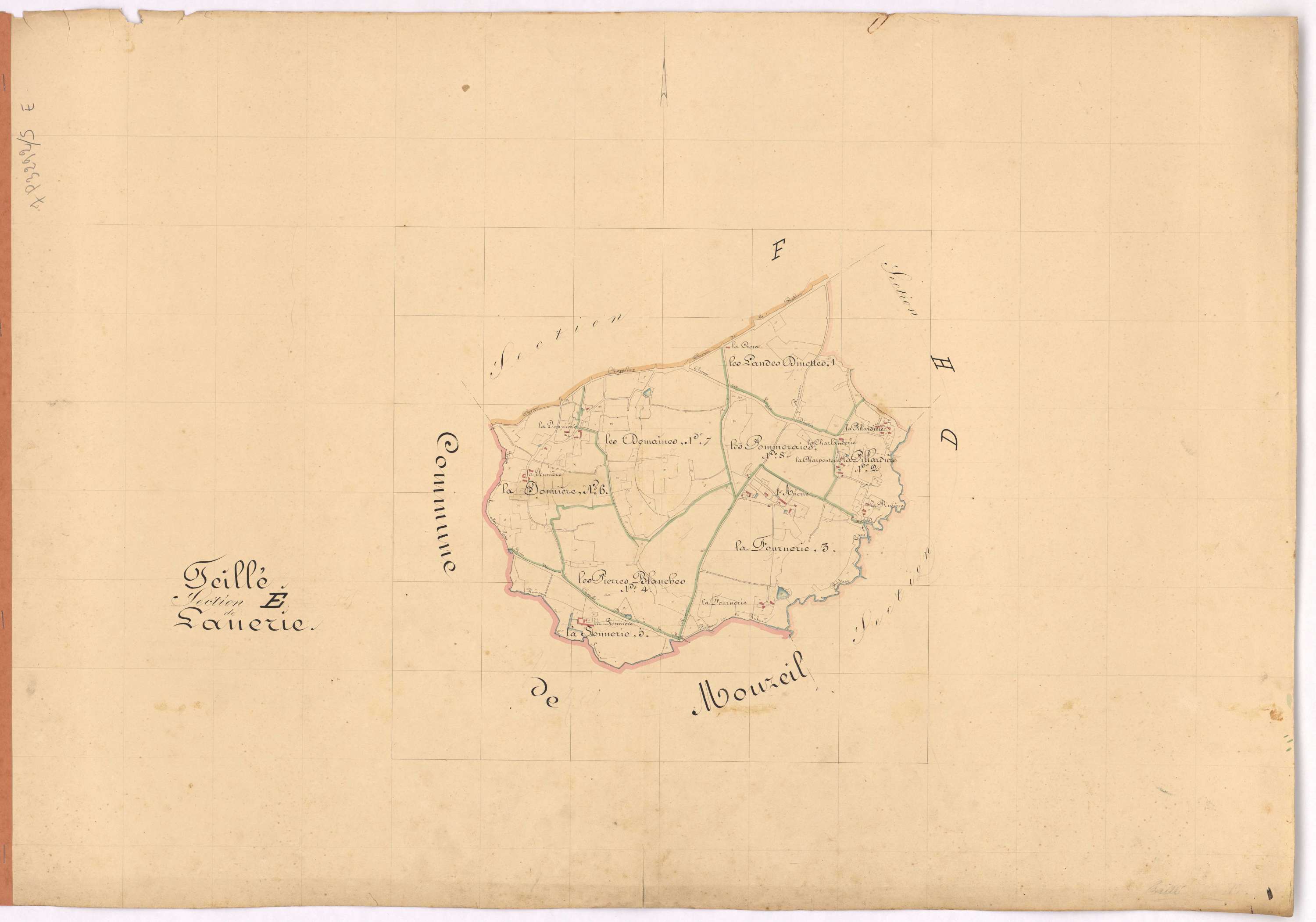 Teillé - Section E Lanerie (section de)