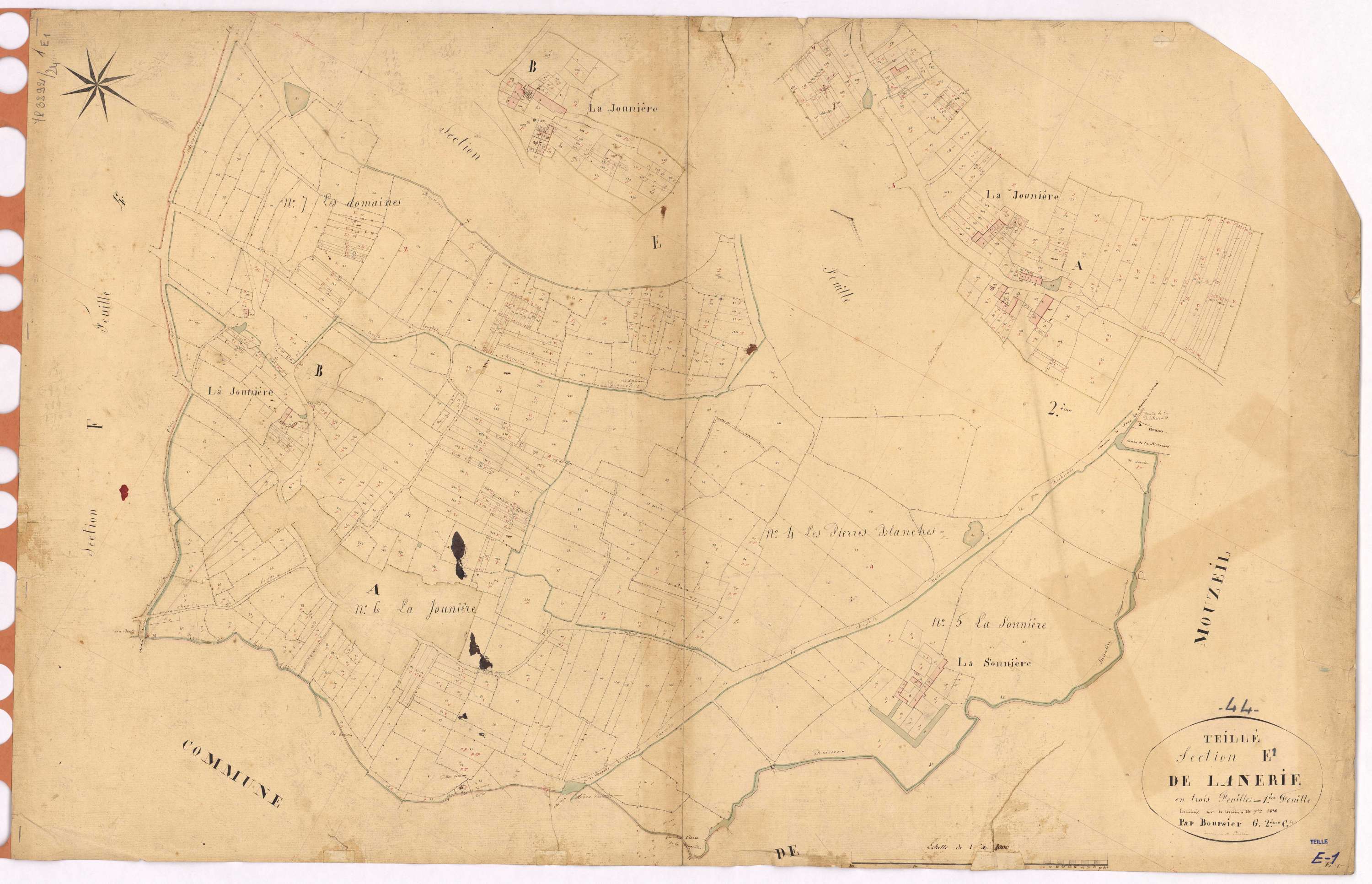 Teillé - Section E1 Lanerie (section de)