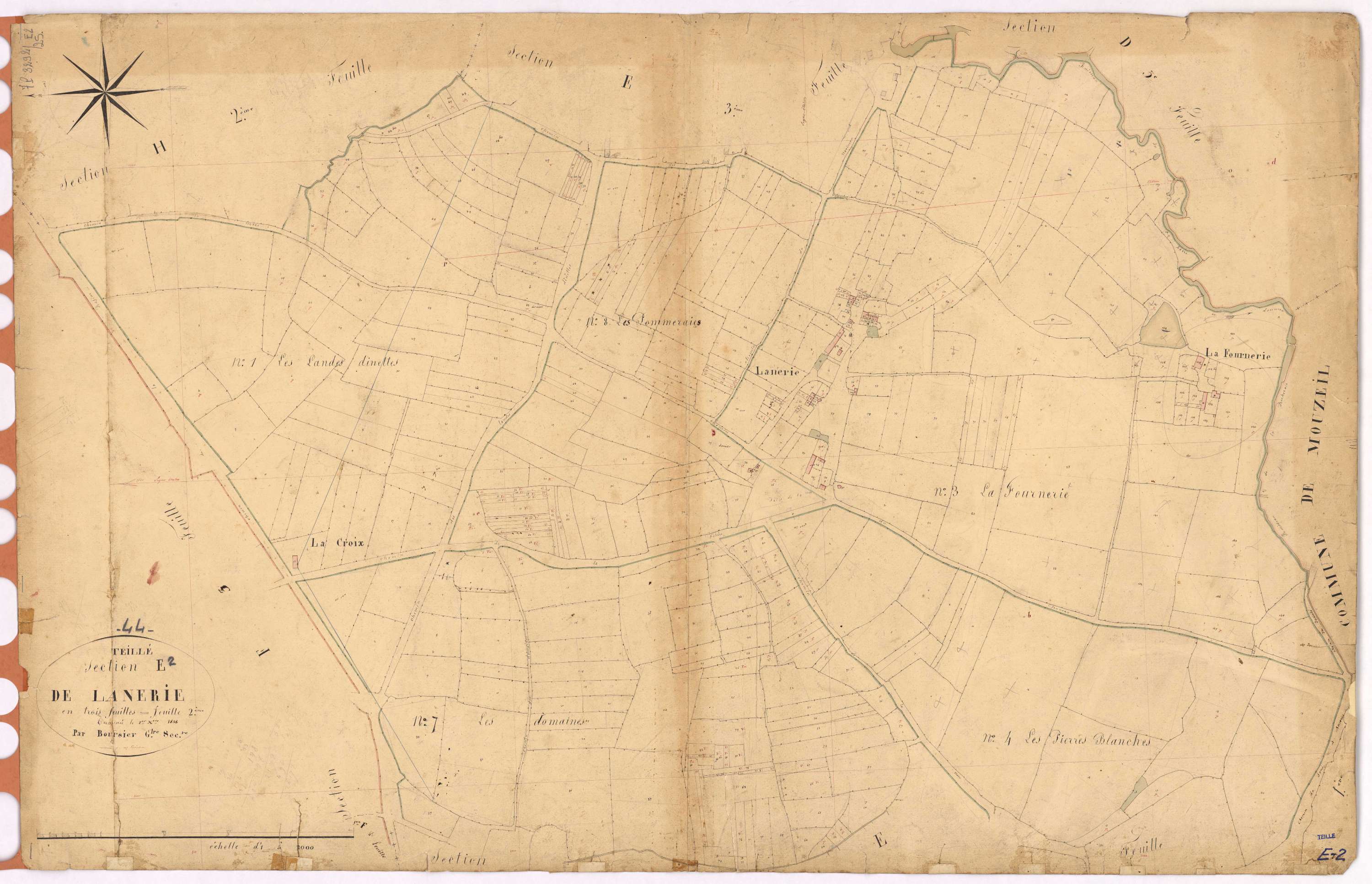 Teillé - Section E2 Lanerie (section de)
