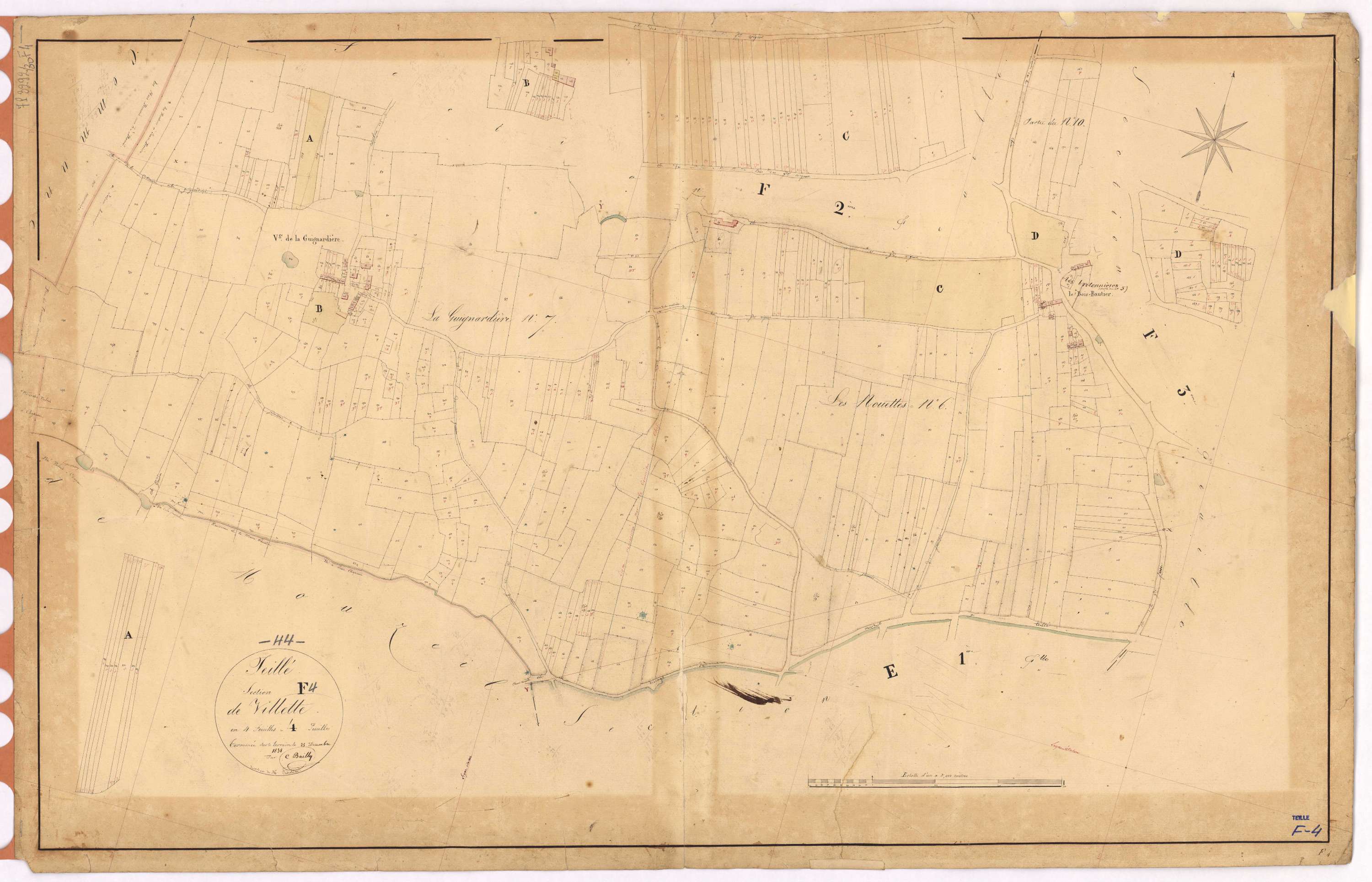 Teillé - Section F4 Villette (section de)