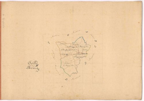 Teillé - Section H Bourg (section du)