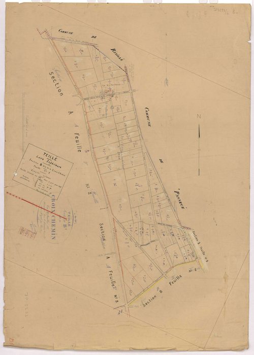 Teillé - Section B1 Croix-Chemin (section de La) ; 1-71