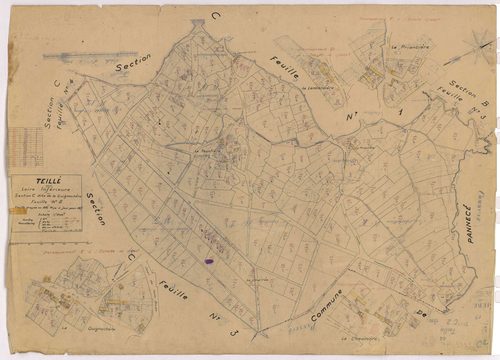 Teillé - Section C2 Guignochère (section de La) ; 289-616
