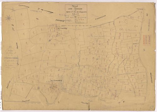 Teillé - Section C3 Guignochère (section de La) ; 617-852