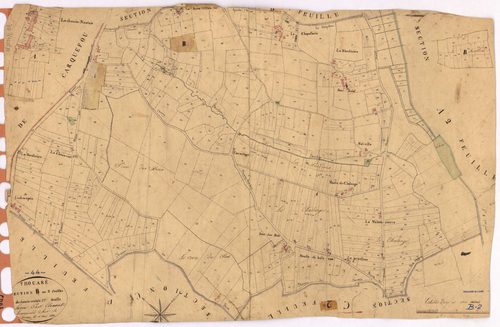 Thouaré-sur-Loire - Section B2 Chemin Nantais (section du) ; 165-731