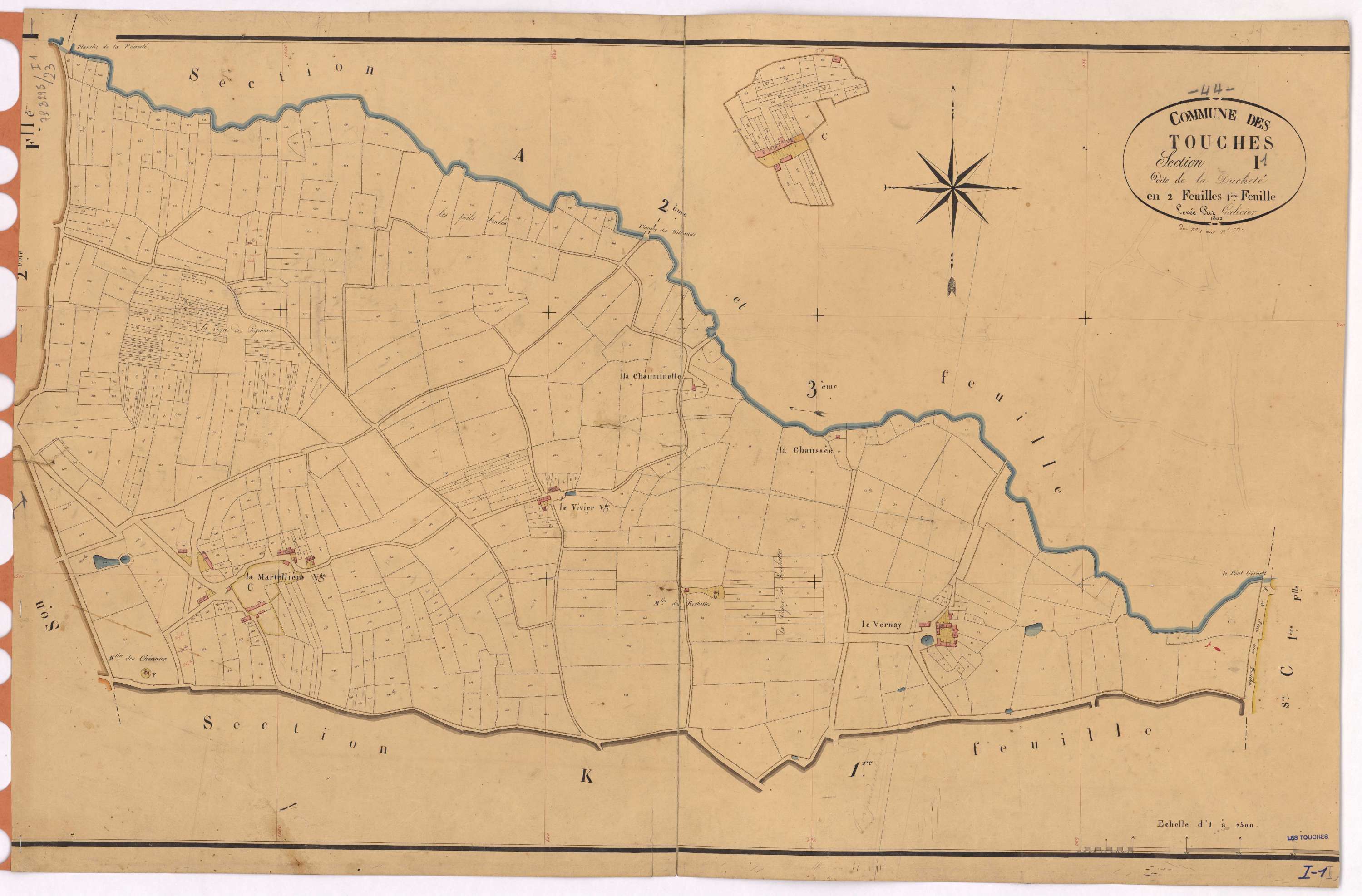Touches - Section I1 Ducheté (section de La) ; 1-571
