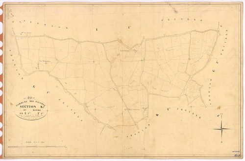 Touches - Section K1 Bourg (section du) ; 1-103