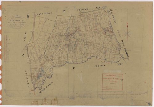 Touches - Section B2 Volerie (section de La) ; 281-725