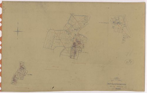 Touches - Section B2 (développement) Volerie (section de La) ; 281-725 ; développement des villages de La Volerie et de La Chère