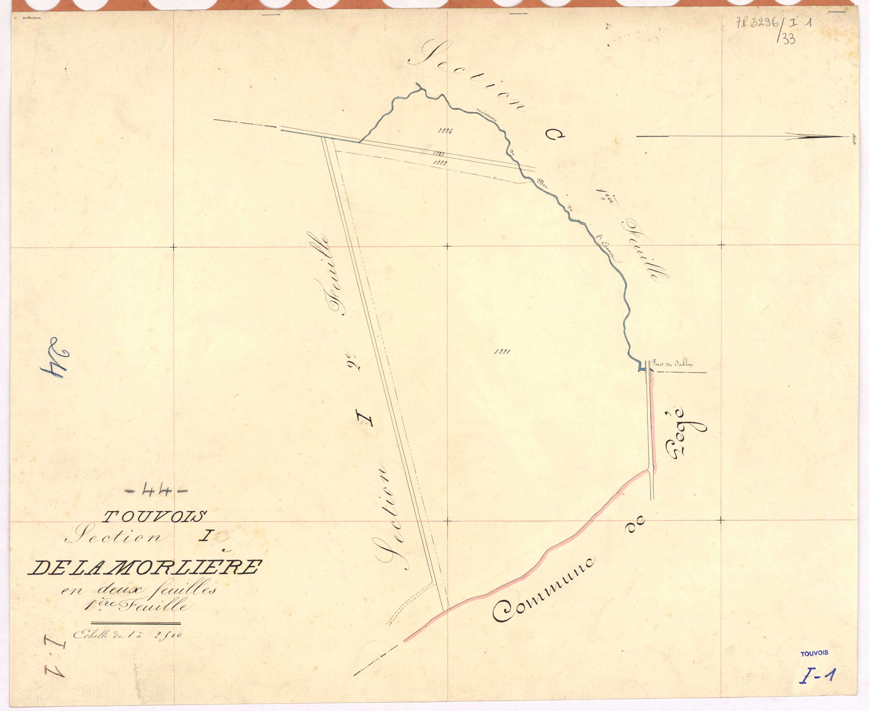 Touvois - Section I1 Morlière (section de La)
