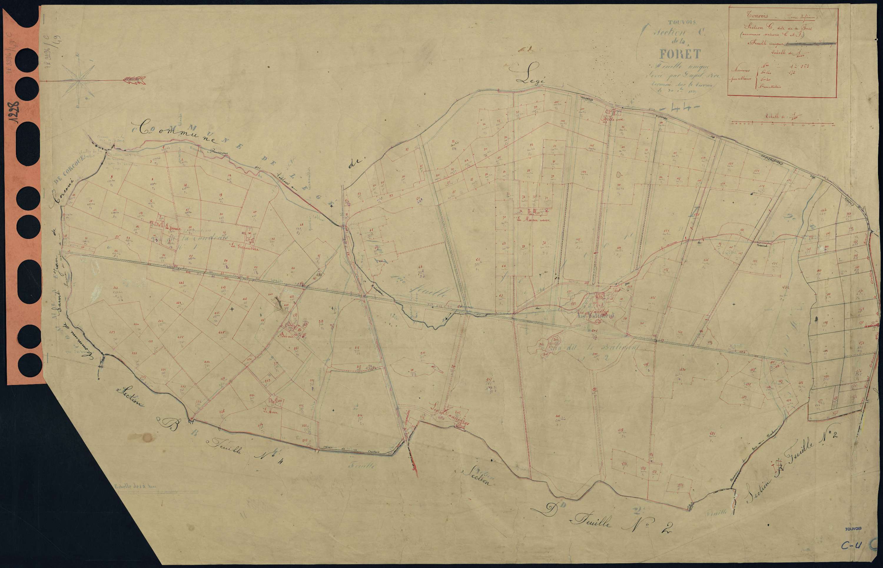 Touvois - Section C Forêt (section de La) . 1-263