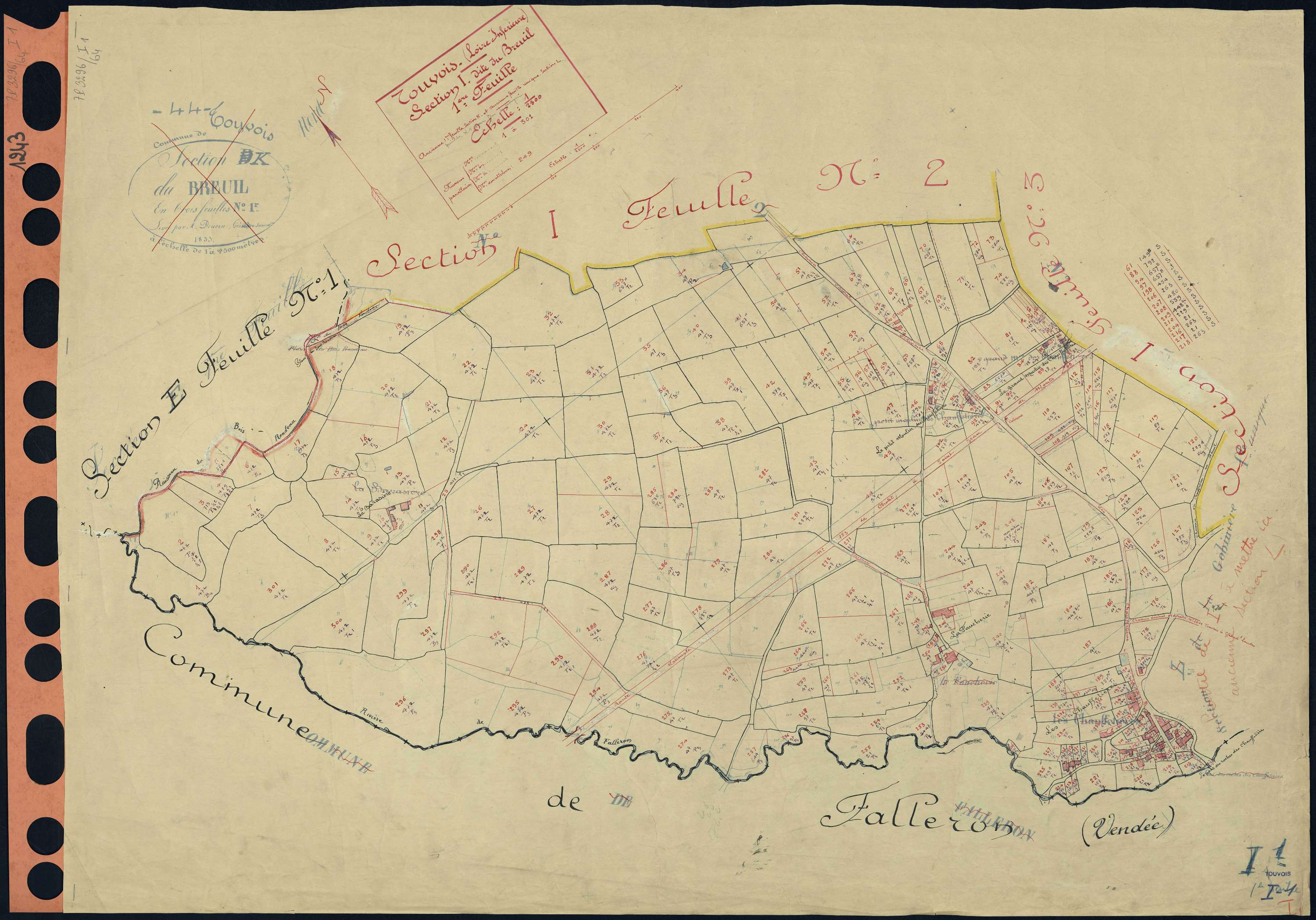 Touvois - Section I1 Breuil (section du) . 1-301