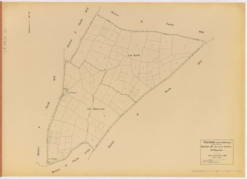 Touvois - Section B1 Forêtrie (section de La) ; 1-93