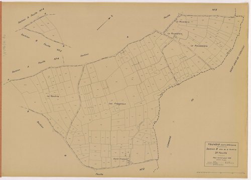 Touvois - Section B3 Forêtrie (section de La) ; 384-605