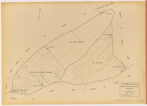 Touvois - Section B5 Forêtrie (section de La) ; 813-977