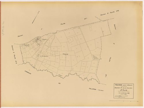 Touvois - Section E2 Epiardière (section de l') ; 230-346