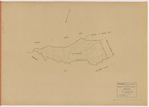 Touvois - Section E3 Epiardière (section de l') ; 347-392