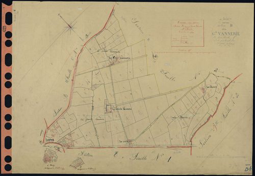 Touvois - Section D1 Grande Vannerie (section de La) . 1-141