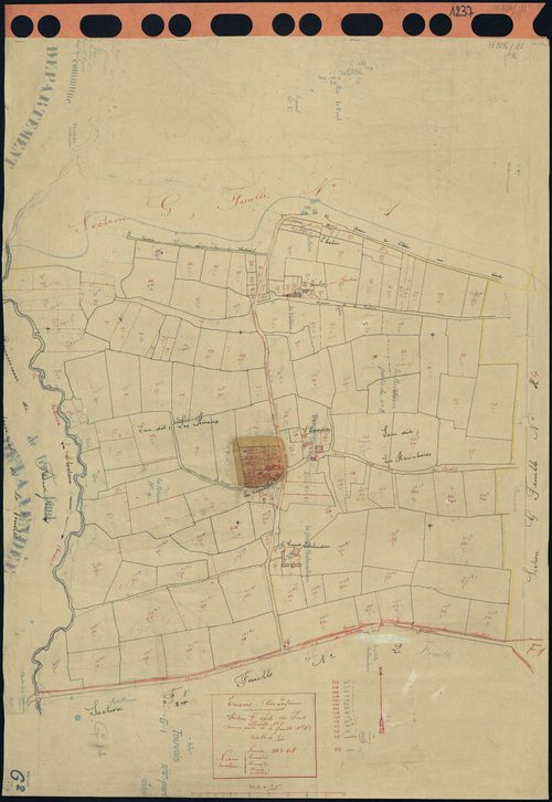 Touvois - Section G2 Pont (section du) . 185-365