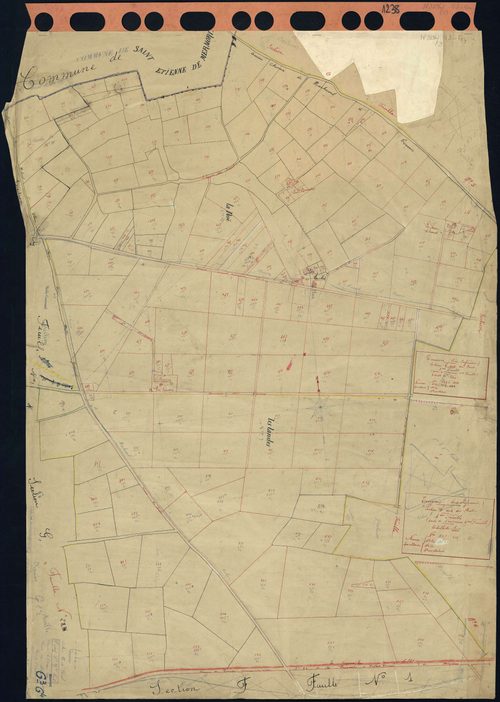 Touvois - Section G3 G4 Pont (section du) . 366-506 . 507-558