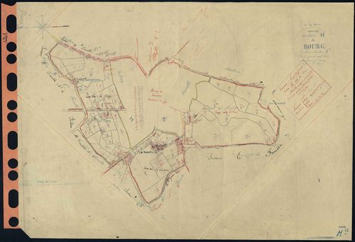 Touvois - Section H Bourg (section du) . 1-395