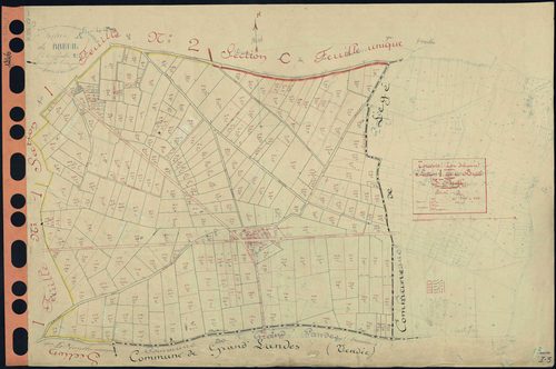 Touvois - Section I3 Breuil (section du) . 549-836