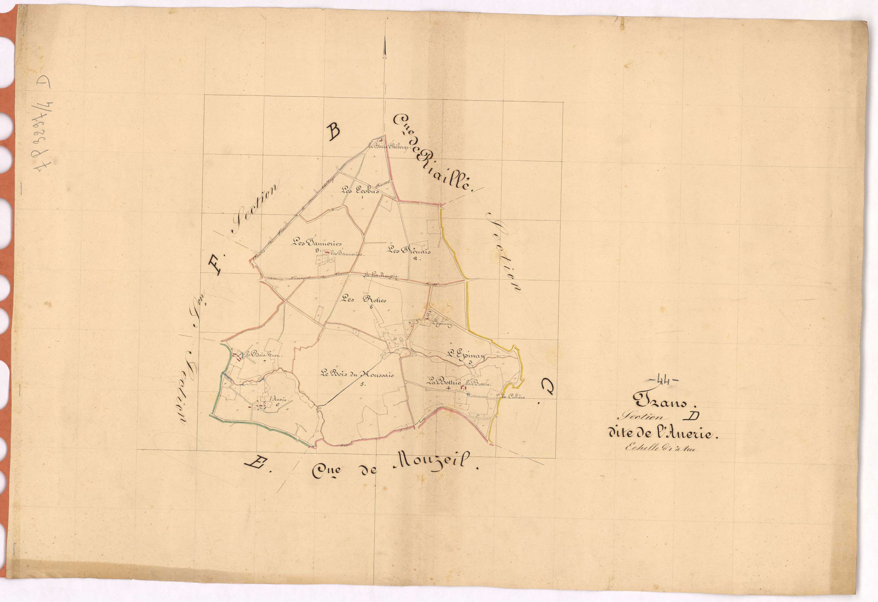 Trans-sur-Erdre - Section D Anerie (section de l')