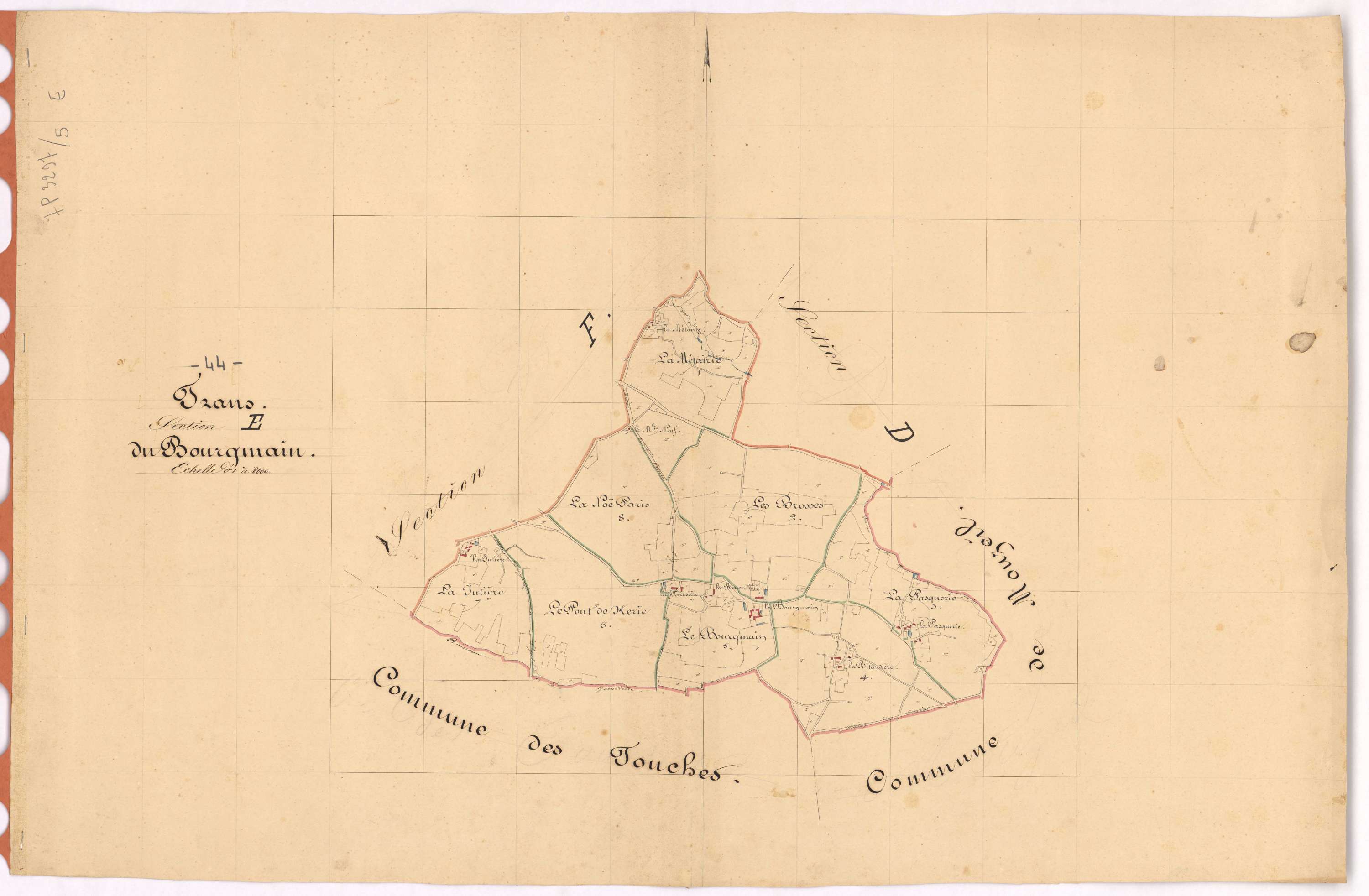Trans-sur-Erdre - Section E Bourgmain (section du)