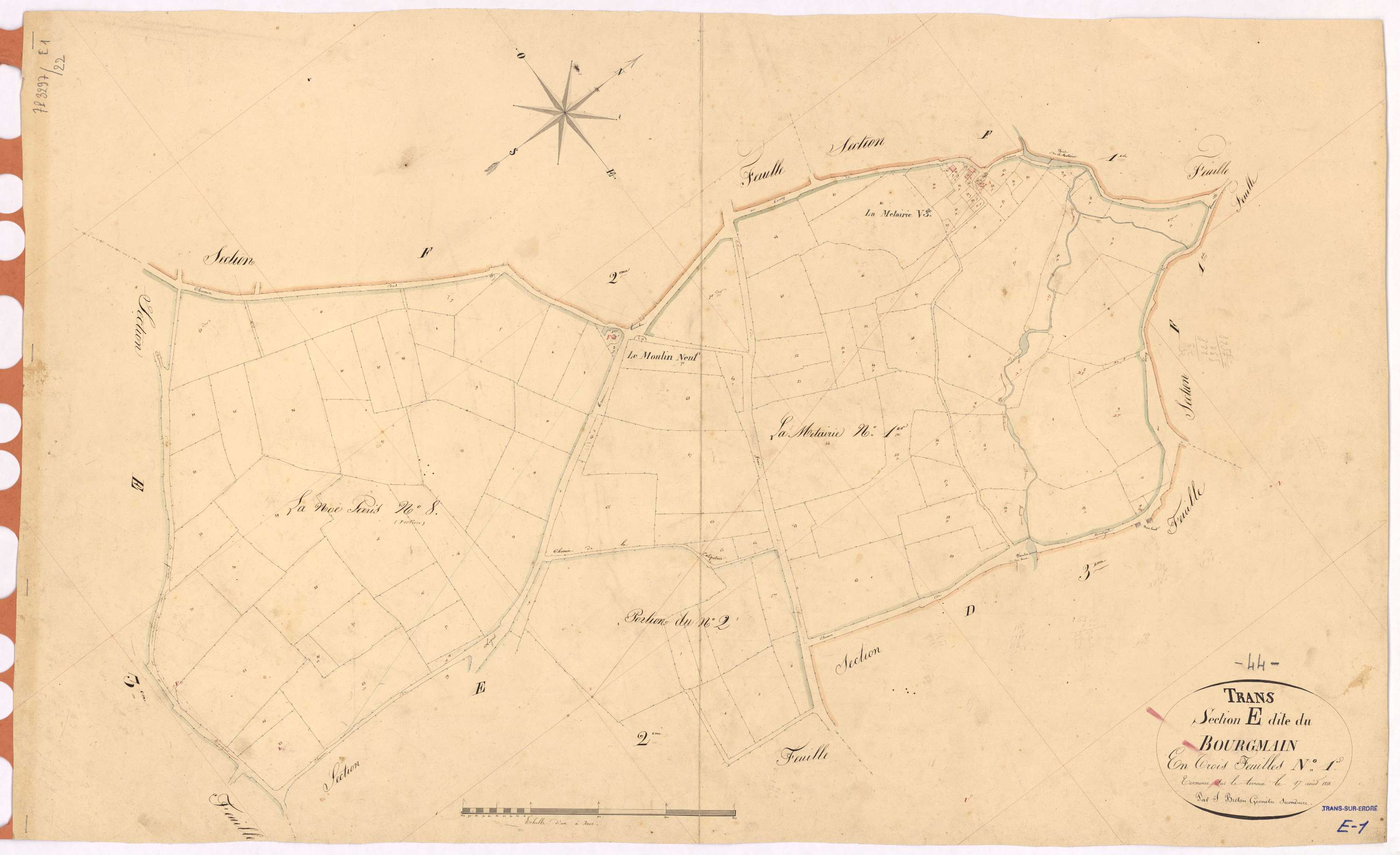 Trans-sur-Erdre - Section E1 Bourgmain (section du)