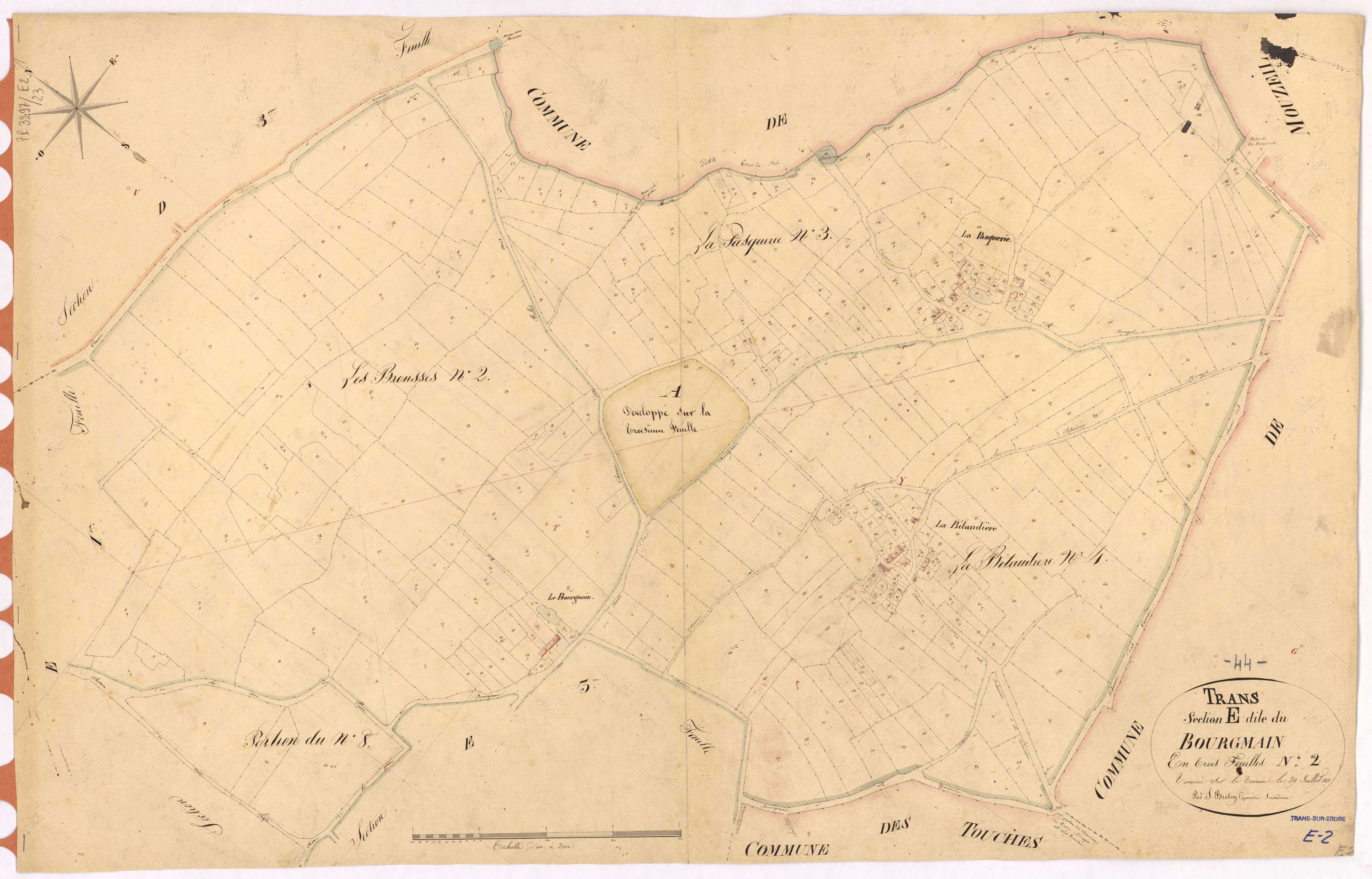 Trans-sur-Erdre - Section E2 Bourgmain (section du)