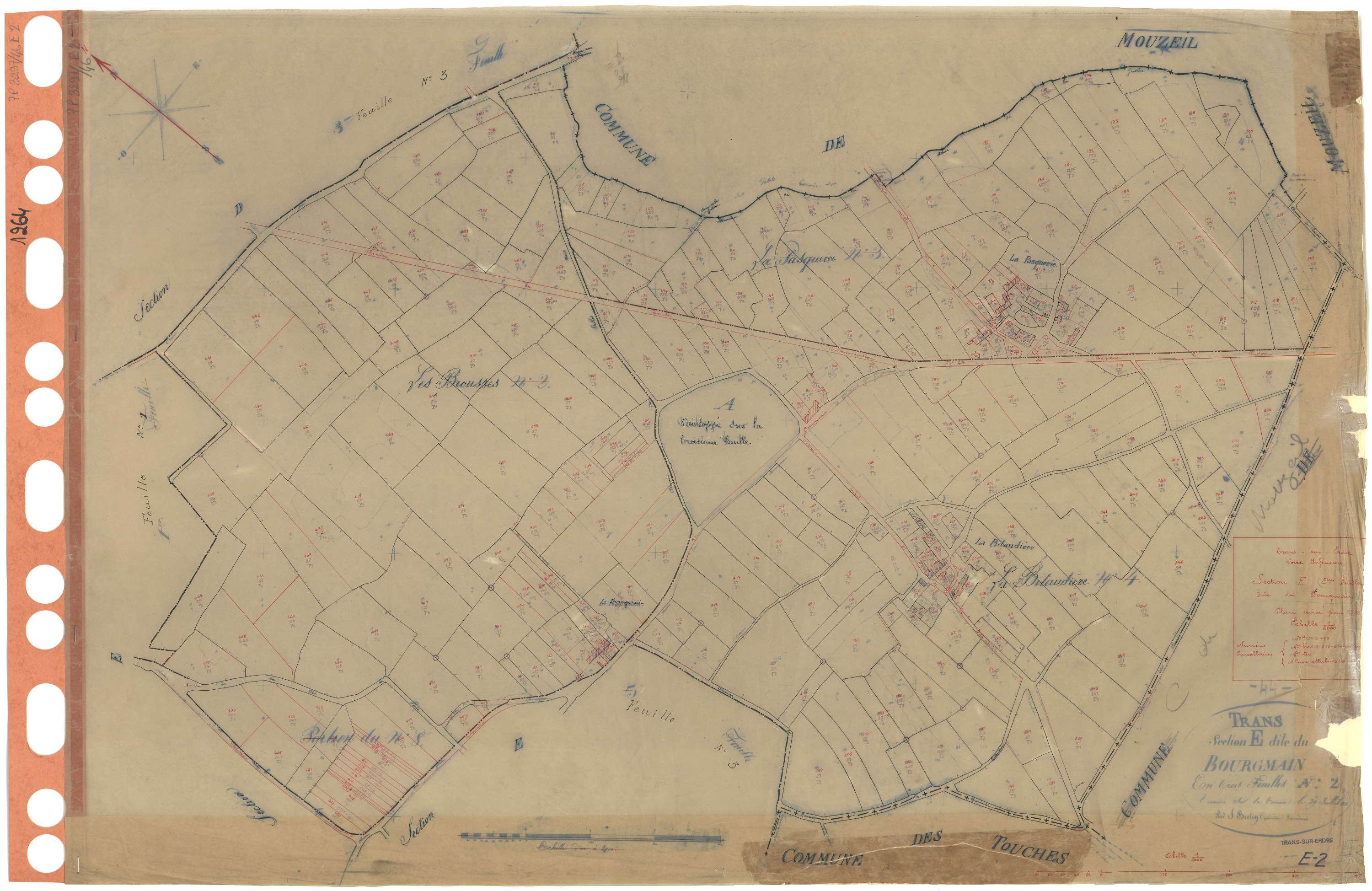 Trans-sur-Erdre - Section E2 Bourgmain (section du) . 124-469