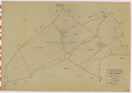 Trans-sur-Erdre - Section D2 Anerie (section de l') ; 140-305