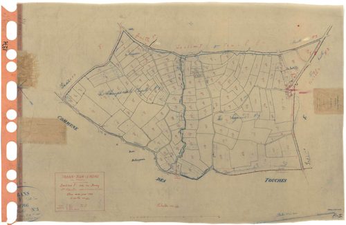 Trans-sur-Erdre - Section F5 Bourg (section du) . 985-1132