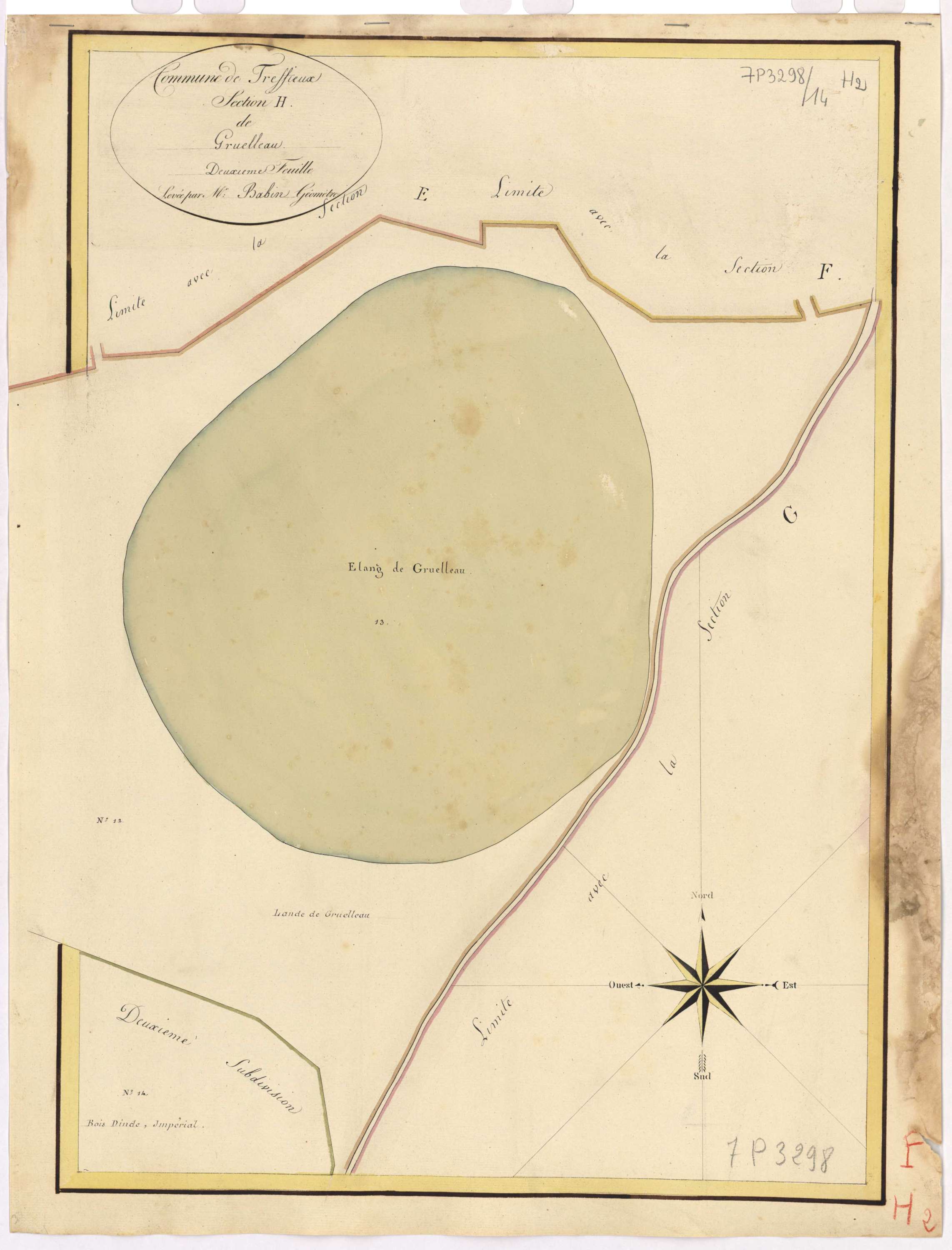 Treffieux - Section H2 Gruelleau (section de)