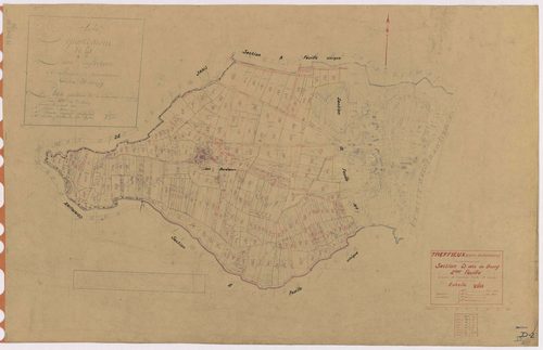 Treffieux - Section D2 Bourg (section du) ; 332-620