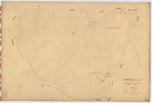 Treffieux - Section H Gruelleau (section de) ; 1-248