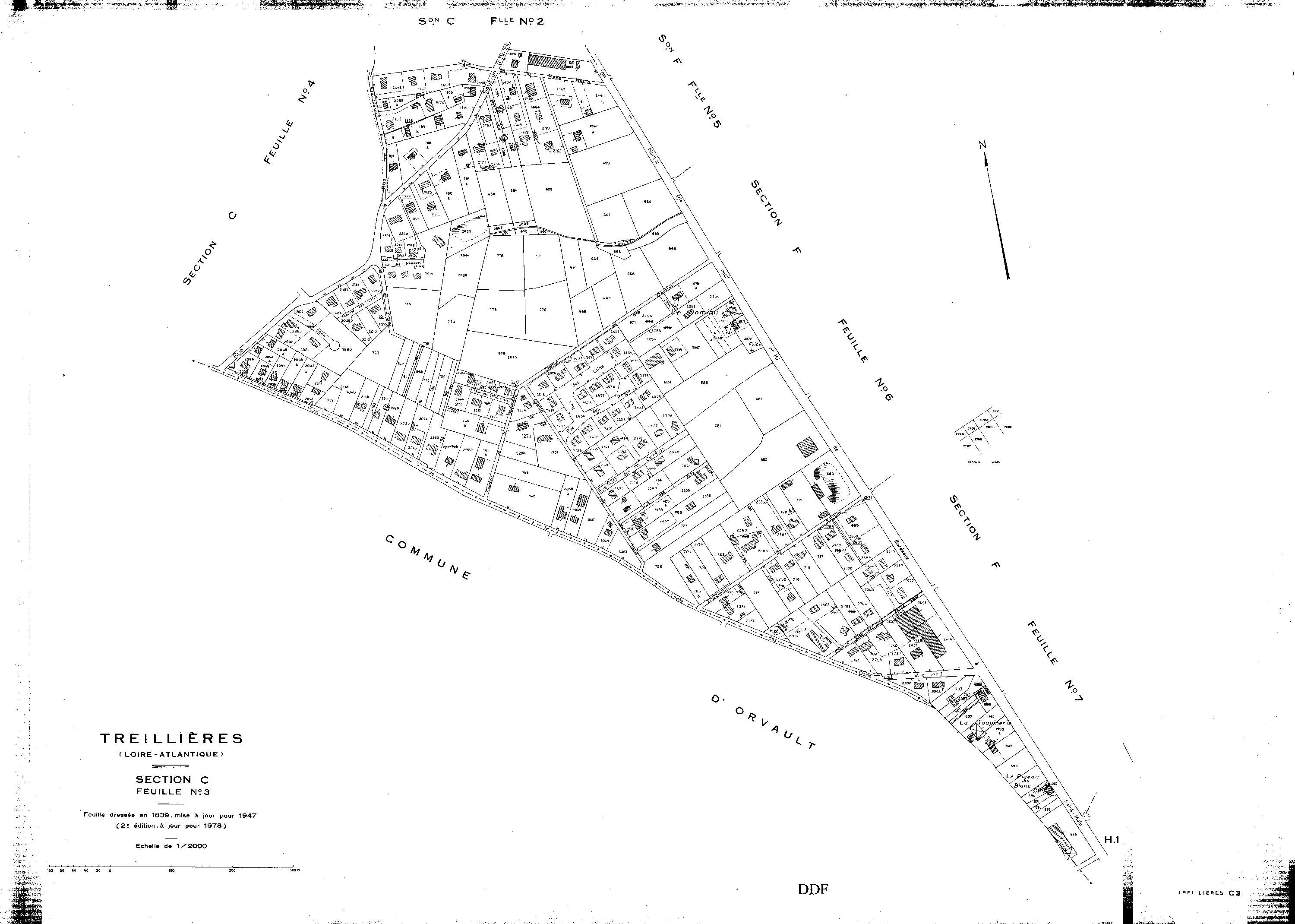 Treillières - Section C3 Garambeau (section de)
