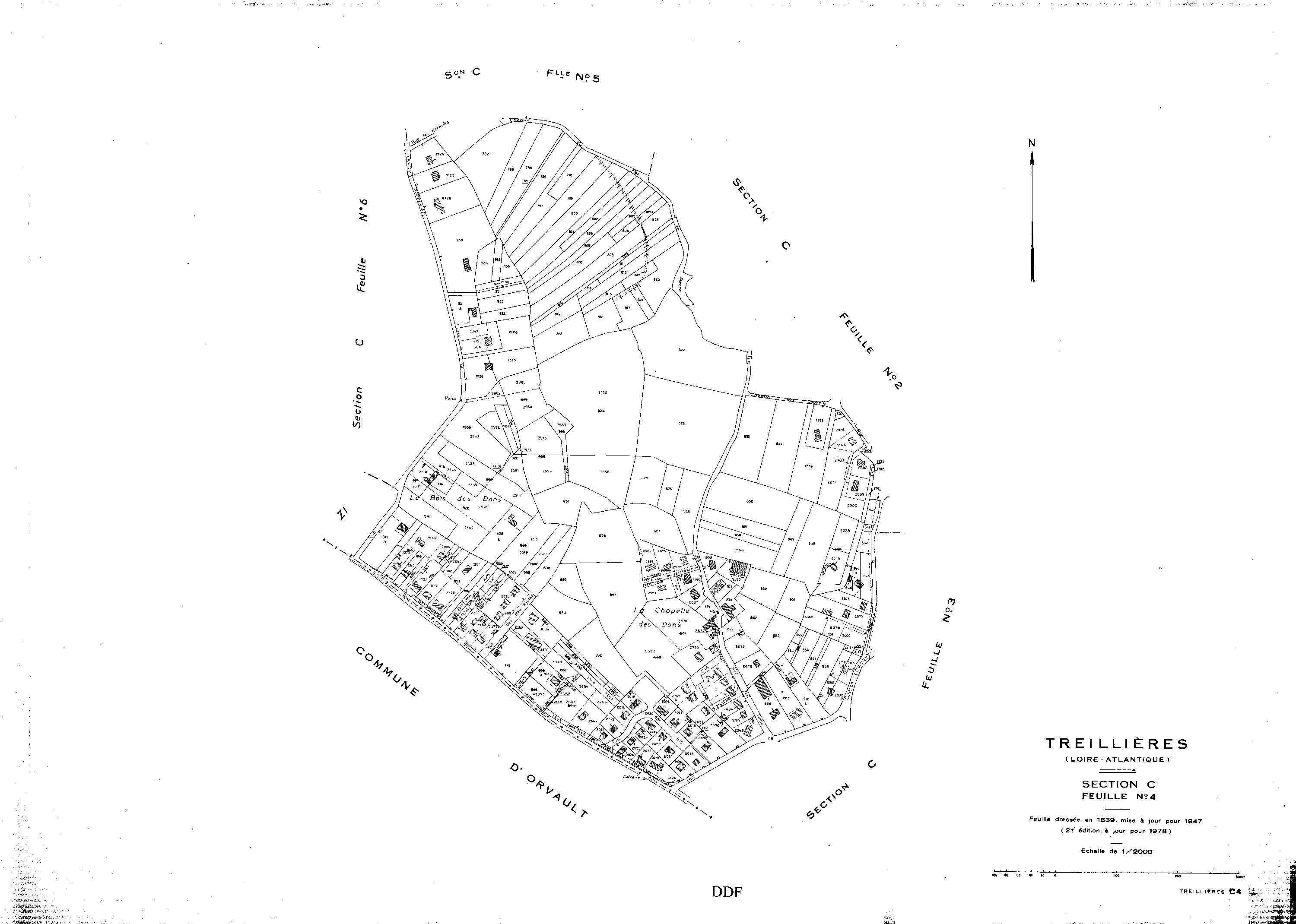 Treillières - Section C4 Garambeau (section de)