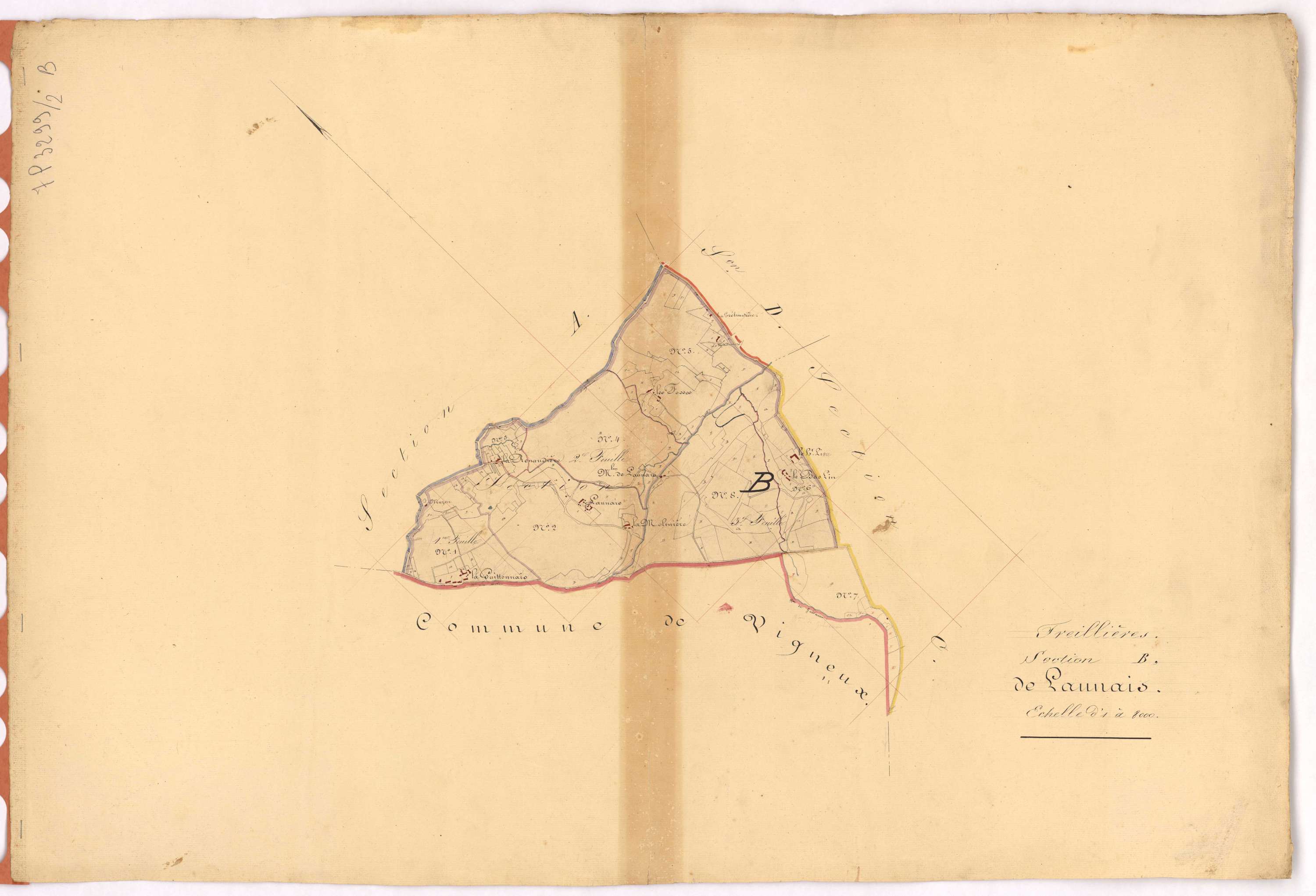 Treillières - Section B Launais (section de)