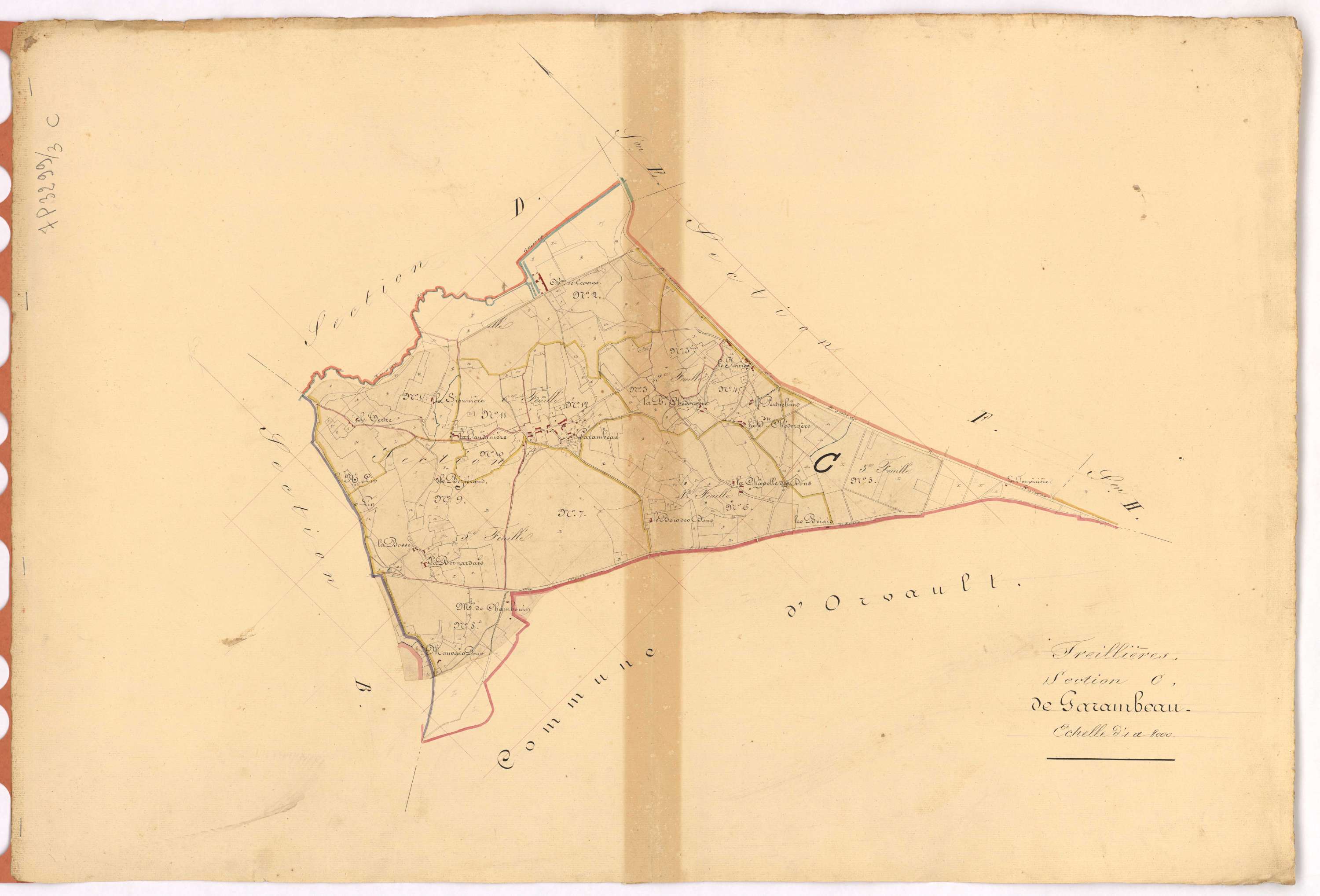 Treillières - Section C Garambeau (section de)
