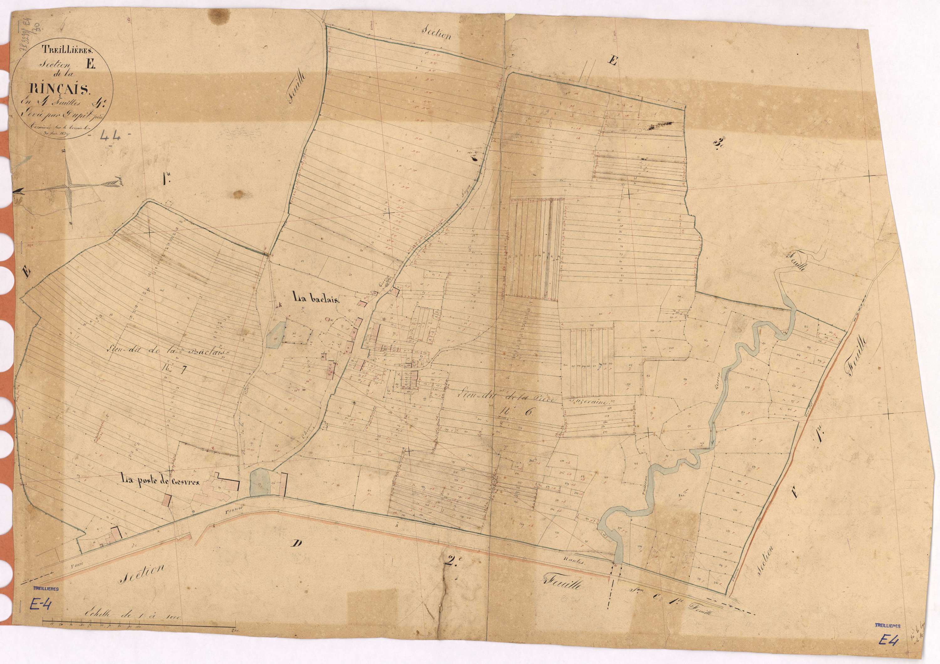 Treillières - Section E4 Rinçais (section de La)
