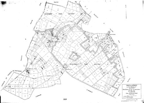 Treillières - Section C6 Garambeau (section de). 1407-1854