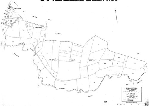 Treillières - Section D4 Bourg (section du). 569-616