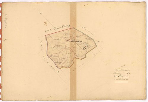 Treillières - Section D Bourg (section du)