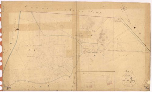 Treillières - Section D1 Bourg (section du)