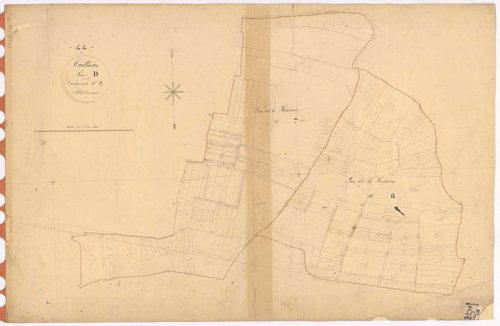 Treillières - Section D3 (développement) Bourg (section du) ; développement de diverses parcelles