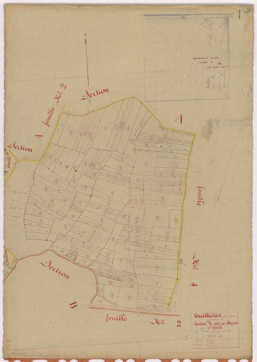 Treillières - Section A5 Muzon (section de) ; 617-771