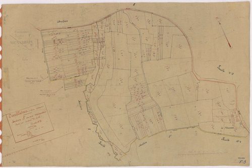 Treillières - Section F3 Ménardais (section de La) ; 560-663