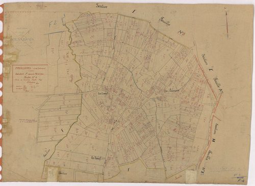 Treillières - Section F4 Ménardais (section de La) ; 664-1066